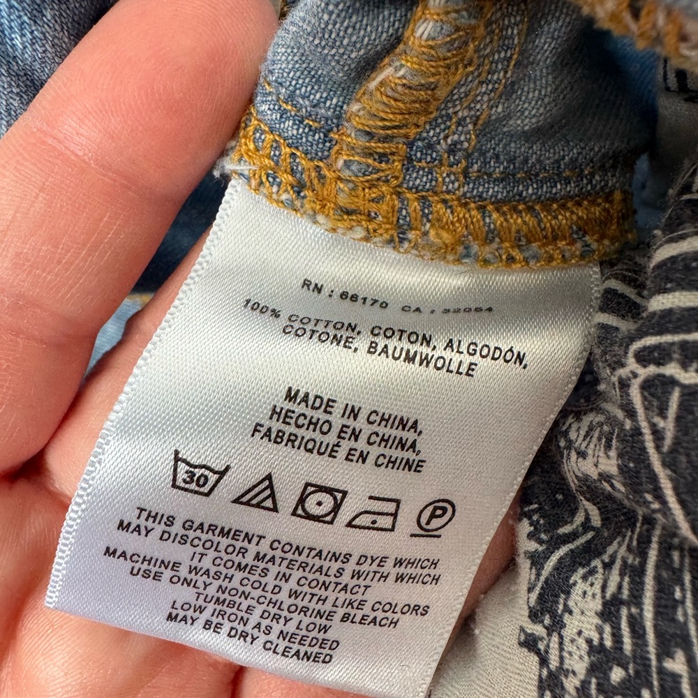 Anthropologie Light Blue Wide-Leg Jeans - Picture 7 of 8